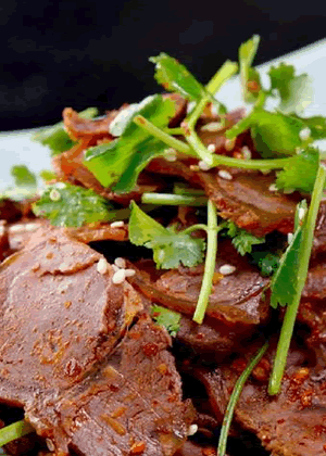 香菜拌牛肉
